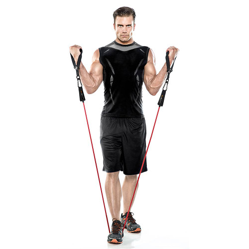 Heavy Duty Bionic Body 70 lb. Resistance Band in use