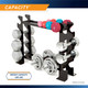 Compact Dumbbell Rack DBR-56 has a weight capacity of 400 pounds.