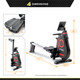 Foldable Rowing Machine with Magnetic Resistance & Bluetooth Circuit Fitness AMZ-979RW-BT - Dimensions
