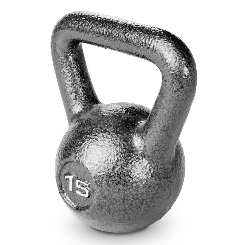 15 lbs. Hammertone Kettle Bell to optimize your HIIT conditioning workout!