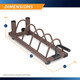 Horizontal Plate Rack SteelBody STB-0130  - Dimensions