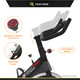 Indoor Cycling Bike with 30 lbs Flywheel & Bluetooth  Circuit Fitness AMZ-948BK-BT Exercise Bike - Water Bottle Holder