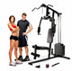 Models with the Marcy Club Home Gym MKM-1101