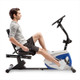 marcy magnetic recumbent bike ME-1019R using seat handles