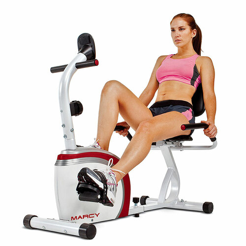 The Marcy Recumbent Bike NS-908R is a convenient low-impact method of getting an intense cardio workout