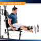 Marcy 150lb Stack Home Gym MWM-4965 Leg Developer - Infographic