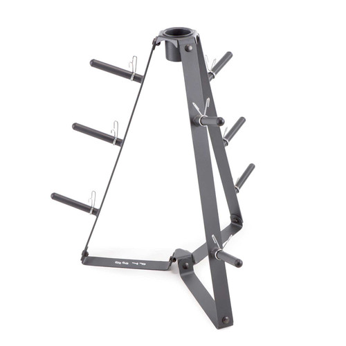 The Marcy PT-36 Standard Weight Plate Tree helps clear space by keeping your floor free from space plates