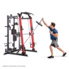Marcy Smith Machine  Cage System with Pull-Up Bar and Landmine Station  Landmine Presses SM-4033