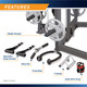 The Marcy Smith Machine SM-4008 comes with accessories - Tricep Rope, Handles, Ankle Strap 