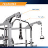 The Marcy Smith Machine SM-4008 - Upper Pulleys and Pull-Up Bar