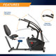 Marcy Pro Dual Action Cross Training Recumbent Exercise Bike with Arm Exercisers  Marcy Pro JX-7301 - Dual Action Arms Infographic
