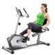 Model using the Marcy Recumbent Bike NS-1201R