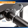 Olympic Hex Trap Bar  Shrug Bar with Raised Handles – Marcy HTB-6976 - Spring Clips Infographic
