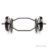 Olympic Hex Trap Bar  Shrug Bar with Raised Handles – Marcy HTB-6976 - Top View with Weights