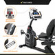 Recumbent Magnetic Exercise Bike with Heart Rate Monitor  Circuit Fitness AMZ-587R - Features