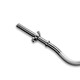 2-Piece Standard Super Curl Bar by Marcy with threaded lock collars for safety