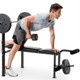 standard bench with 80lb weight set competitor CB-20111 with model