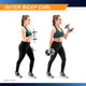 Threaded Dumbbell Handles  Marcy TDH-14.1 - Outer Bicep Curl