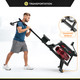 Water Rowing Machine  Circuit Fitness AMZ-167RW - Transport Wheels